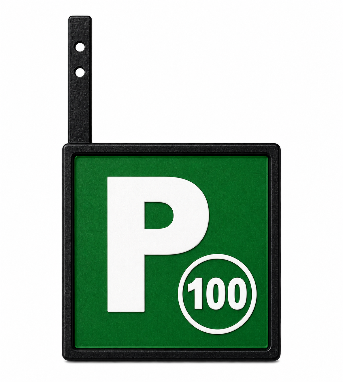 Provisional Driver Plate (P100) – All-in-One 3D Printed Sign & Holder