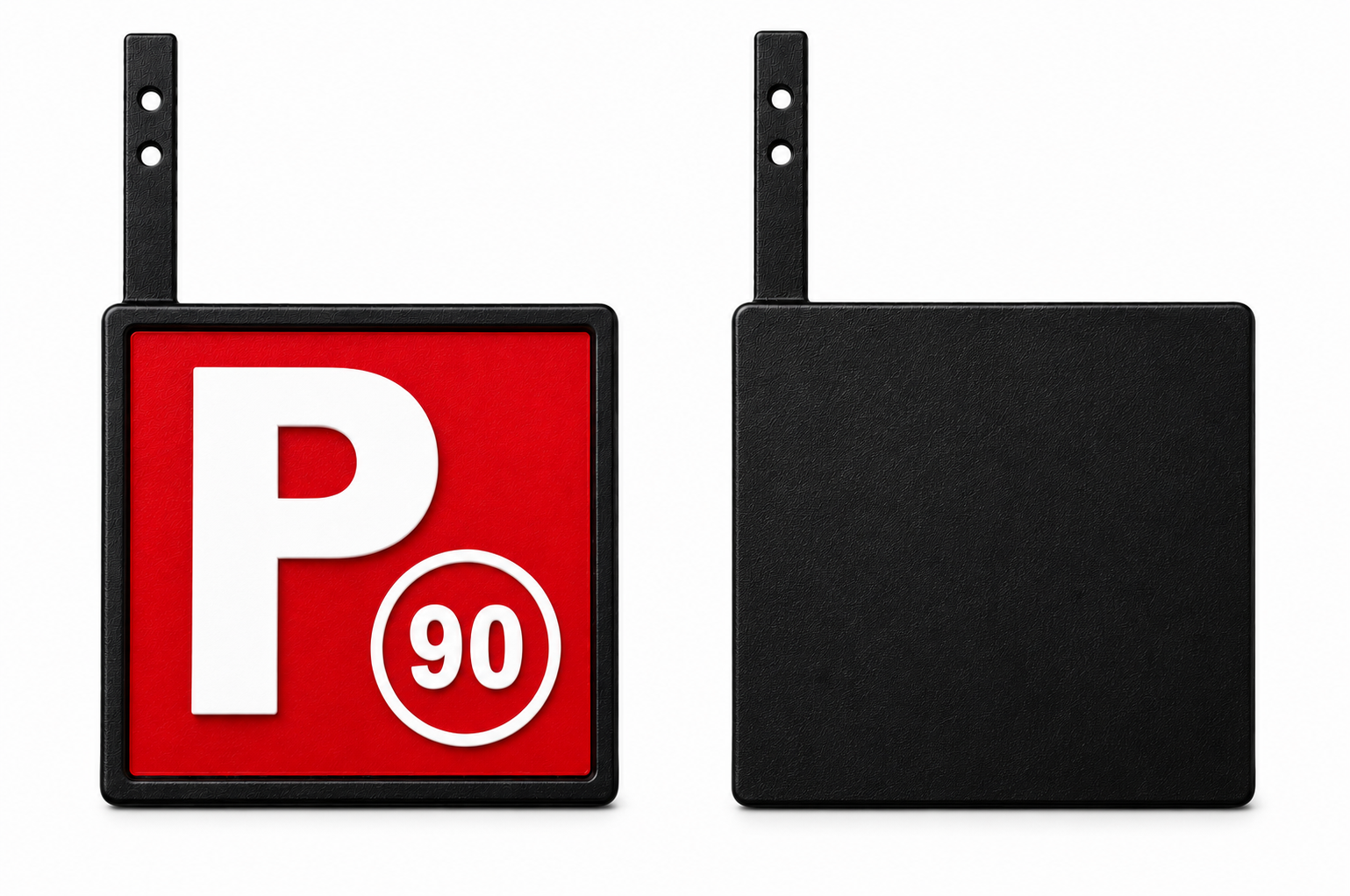 Provisional Driver Plate (P90) – All-in-One 3D Printed Sign & Holder Pack