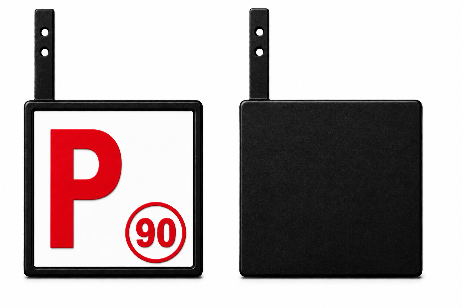 Provisional Driver Plate (P90) – All-in-One 3D Printed Sign & Holder pack