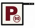 Provisional Driver Plate (P90) – All-in-One 3D Printed Sign & Holder