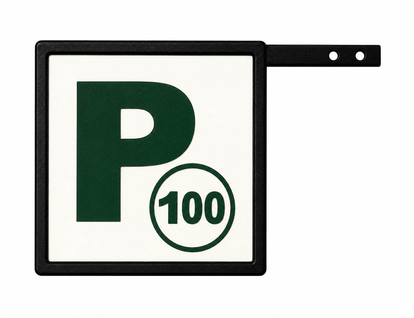 Provisional Driver Plate (P100) – All-in-One 3D Printed Sign & Holder